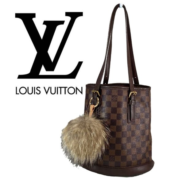 Louis Vuitton Handbags - Vintage LOUIS VUITTON Damier Ebene Bucket PM Bag